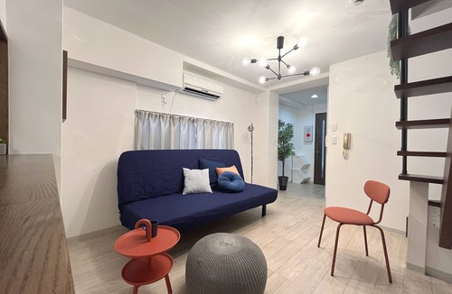Nishi Apartment | NEW! 5 minutes walk to St, - Stylish Duplex -6/7F