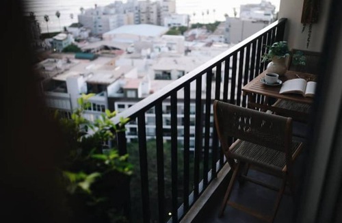 Barranco Apartment | NEW Luxury 1BD Barranco Ocean View, Pool, Gym