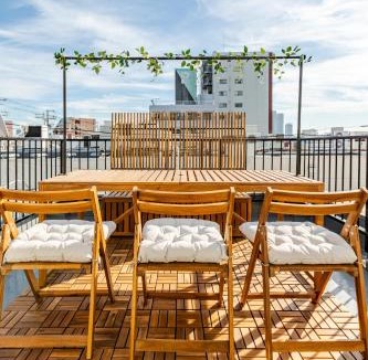 Konohana Apartment | NEW OPEN! 菊水堂 Kikusui Hotel 大阪貸切一棟貸し USJすぐ 駅徒歩4分 最大12名様 屋上テラス有 プロジェクター有 長期滞在可 家族やグループに