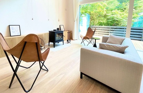 Kitasaku-gun House | New villa Open space with vaulted ceilingLuxury / Kitasaku-gun Nagano