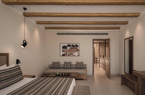 Port Ghalib Hotel | Newly Built Contemporary Room for Couples Near Pristine Coral Reef
