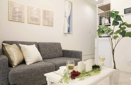 Kameido Apartment | [Newly Built, Private Rental for Up to 4 Guests] Near Tokyo Skytree/6 minutes from Asakusa/4-minute walk from the station/Direct access to Ueno and Shibuya/4 minutes to the shopping mall/Automatic lock system, free Wi-Fi/Long-term stays welco