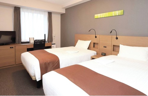 Susukino Hotel | Nonsmoking Twin | Room only/Sapporo Hokkaidō