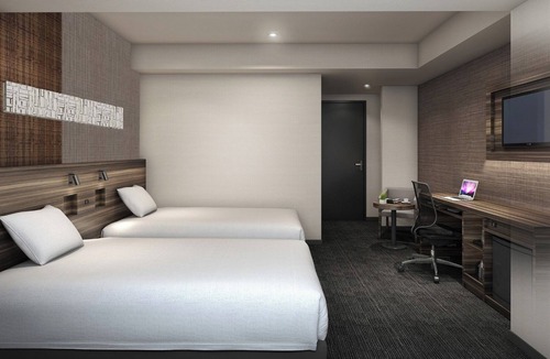 Shin-Osaka Hotel | Nonsmoking Twin Room Room only/Osaka Ōsaka