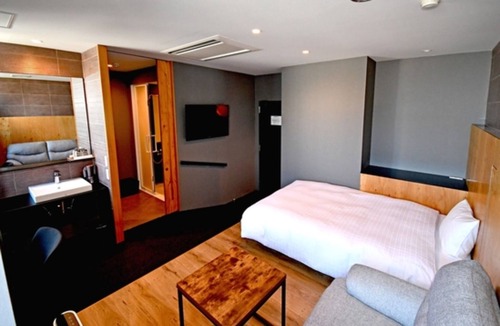 Mito Hotel | Nonsmoking UD wide double x shower room vs | /Mito Ibaraki