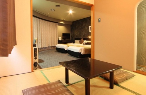 Chitose Hotel | NonsmokingDeluxe Twin JapaneseWestern RoomBre/Chitose Hokkaidō