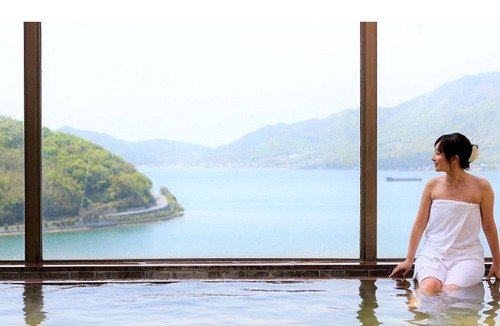 Shodoshima House | Ocean view Modern twin 40 square meters Smoking / Shozu-gun Kagawa