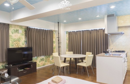 Onna House | Ocean Villa Tin Gala 201 ★Beachside ★Free Wi-Fi ★Free parking lot ★BBQ available