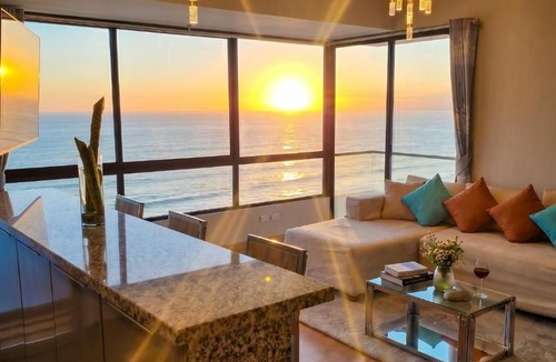 San Miguel Apartment | Oceanfront 3BR Apartment 15 Minutes to the Airport, Fast WiFi, Pool, Gym, Sauna and Free Parking