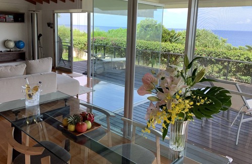 Sakiyama House | Oceanfront villa with private beach view!