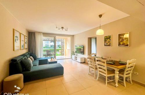 El Gouna Apartment | OllyStays - Seaview Mangroovy 1BR, Beach & Pool Free Access