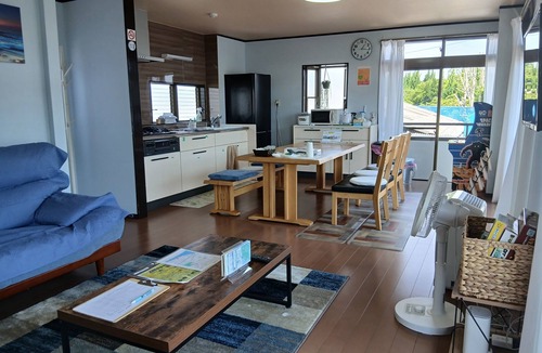 Hitachinaka House | Only 1 pair per day ★ Large 8LDK villa for rent 5 min walk from Nakaminato Osakana Market.