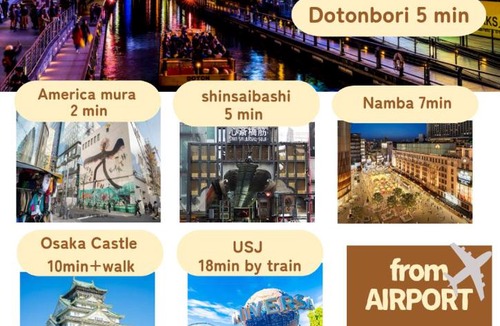 Nishishinsaibashi Apartment | Ookini6D1