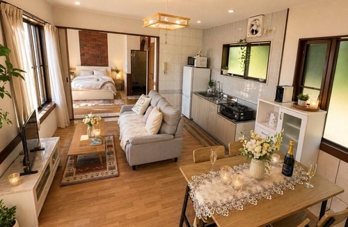Miyazaki House | Peaceful Ocean View Villa with Free Parking & Full Kitchen
