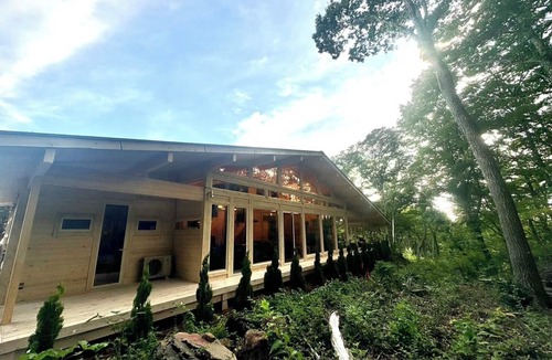Oiwake House | Polar House Karuizawa Swan/Finnish log house adjacent to national forest