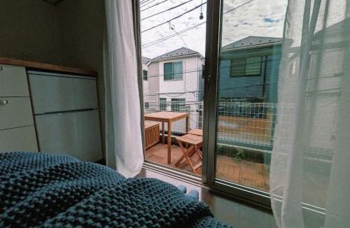 Kanagawa House | Private room with mini-kitchen, gym, patio