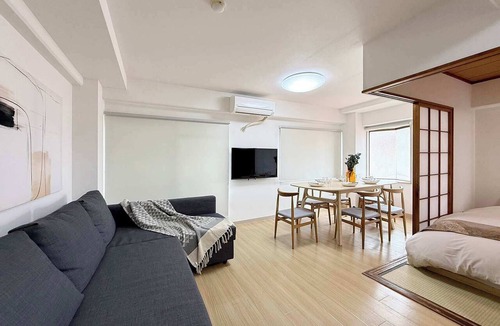 Hiroshima City Centre Apartment | Quiet 3BR Near Downtown Kitchen & Dining Equipped