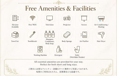 Konohana Apartment | Residential Hotel Alex 501 USJまで5分 なんば,関空直通 西九条駅から徒歩4分の好立地