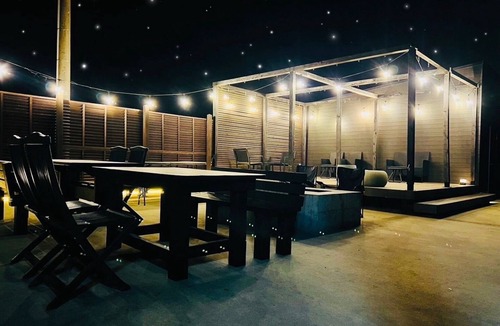 Itoshima Villa | Shikino-an Itoshima 1300 ㎡ Panoramic open-air bath in the great nature! More than 5 parking spaces, sauna, private BBQ facilities, pets allowed