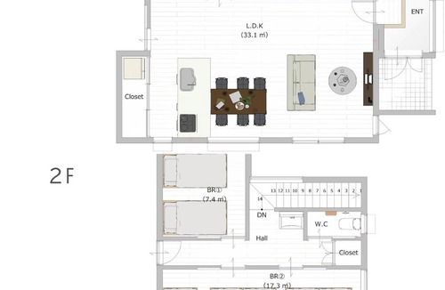 Nagano Apartment | shinka 新しいお家ーEastー