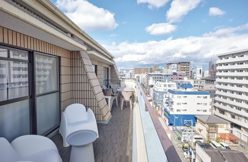 Higashimikuni Apartment | SORA: The Zenith Skyline Suite - Max 12 Guests