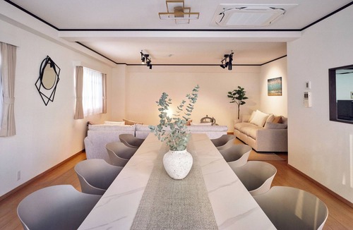 Higashimikuni Apartment | SORA: The Zenith Skyline Suite - Max 12 Guests