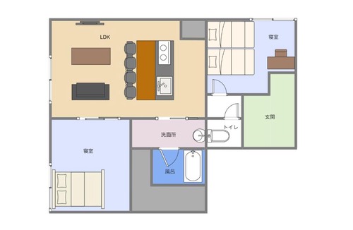 Shiroishi Apartment | Sun Court Nango-dori サンコート南郷通 501