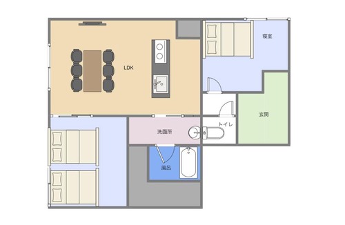 Shiroishi Apartment | Sun Court Nango-dori サンコート南郷通 801