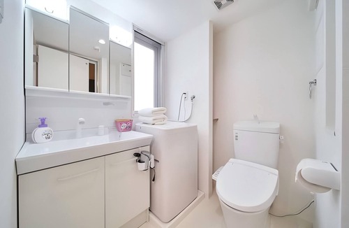 Nishi Apartment | Sunny 3 - guest American - style Osaka apt.Private bath, kitchen. Unit 102.