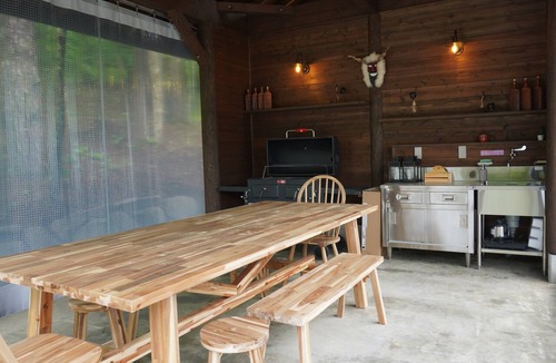 Chino House | Tateshina/Yatsugatake | Entire Villa for Rent, Complete with Sauna and Covered BBQ Area | Elevation 1,350 m · A Private Retreat in the Great Outdoors | Northern Yatsugatake Forest Hideaway Villa