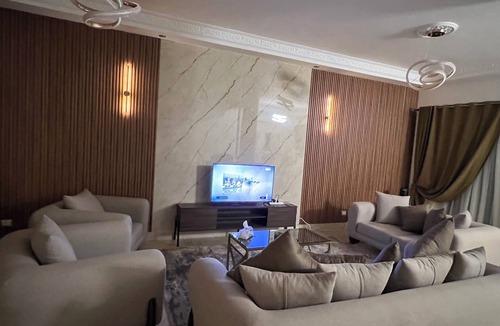 New Cairo Villa | Terrific 5-bedroom villa with AC in New Cairo City in compound