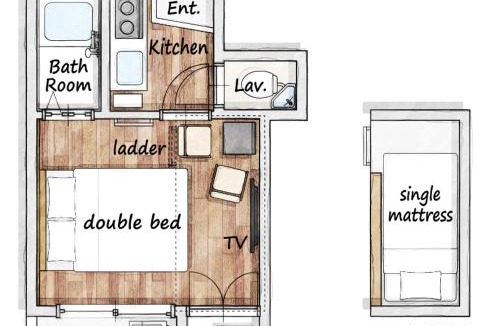 Fukuoka Apartment | The Riverside Atago