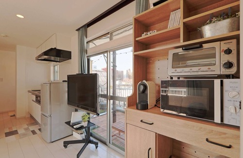 Nishi-Shinjuku Apartment | There are 1 bed room with 2 double beds
