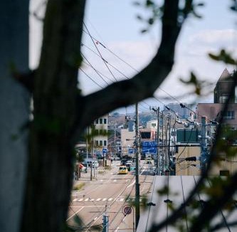 Higashiyama Apartment | Top Floor Suite - Balcony View - Higashi Chaya Area