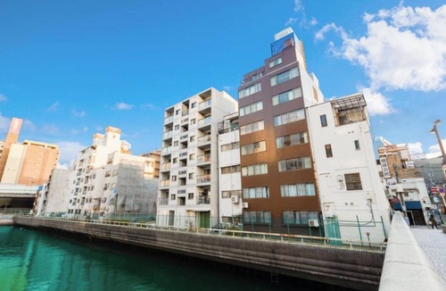 Dotonbori Apartment | Twin room with private bathroom 2 minutes from th - Double twin room/Osaka Ōsaka
