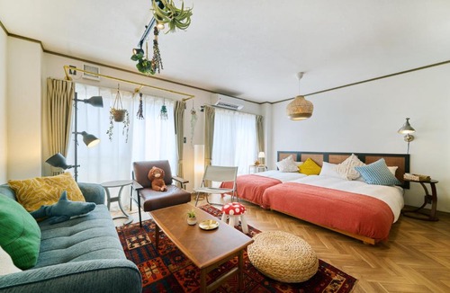 Kawara Machi Apartment | Valley 3F - Mid Century Modern Kawaramachi Apt