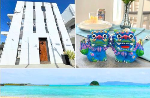 Sumuide House | White Cube Yagaji 沖縄 - Kouri Churaumi - 1min Beach-Max 10ppl-2 Parking
