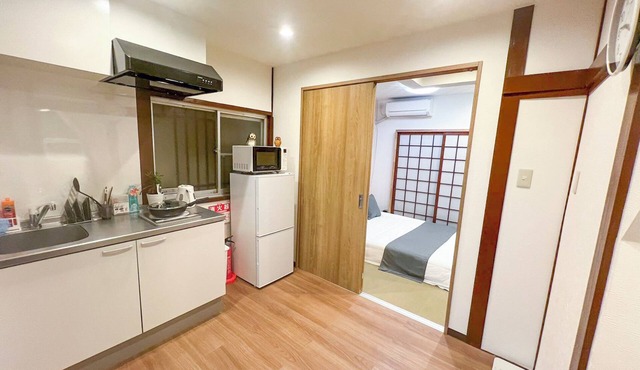 心斋桥附近日式和风民宿1F in Osaka
