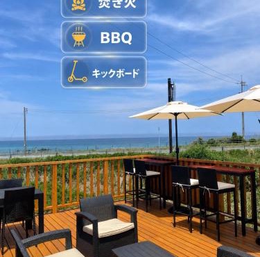 角島コバルトブルービーチまで徒歩一分 1日1組貸切ヴィラ クルーズ角島 in Shimonoseki