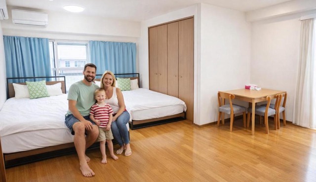 7th floor 702 with elevator, Minato area, 40 square meters, near Tokyo Tower, direct train to Haneda Airport, Narita Airport in Tokyo