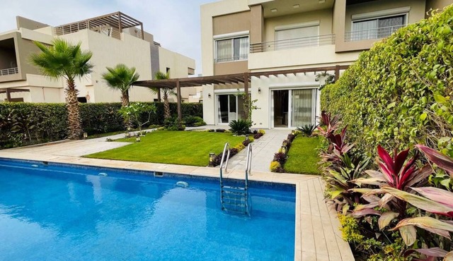 ALSAWAH 5-Bedroom Villa with Private Pool Palm Hills Sheikh Zayed