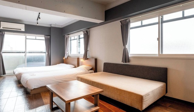Apartment Type B Double bed x 1 Single bed x 1 - 3B/Osaka Ōsaka