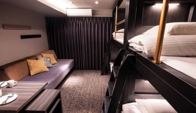 Bunk Bedroom for 5 people | Rinn Sanjo Ohashi Ea/Kyoto City Kyōto