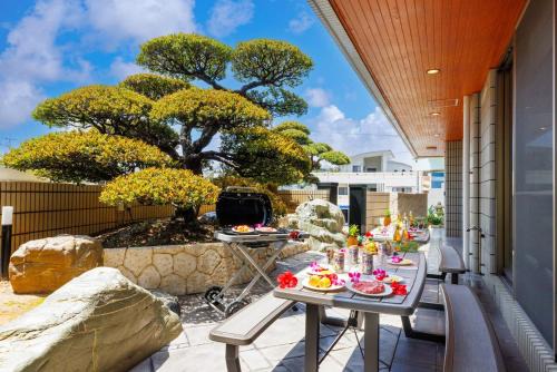 cordialstay別邸 飲食店多数 BBQ可 ビーチまで徒歩圏内 駐車場3台無料 in Onna