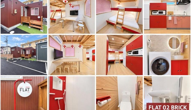 FLAT 02 Brick in Sendai
