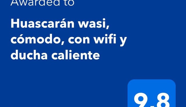 Huascarán wasi, cómodo, con wifi y ducha caliente in Huaraz