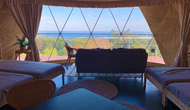 Izu Coco Dome Tent C 1 night with 2 meals and / Ito Shizuoka