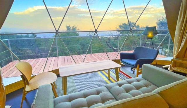 Izu Coco Dome Tent D 1 night with 2 meals and / Ito Shizuoka