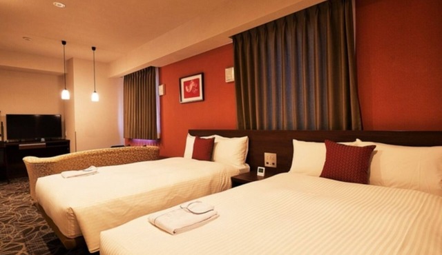 JapaneseWestern style room with 2 beds Opening a/Naha Okinawa