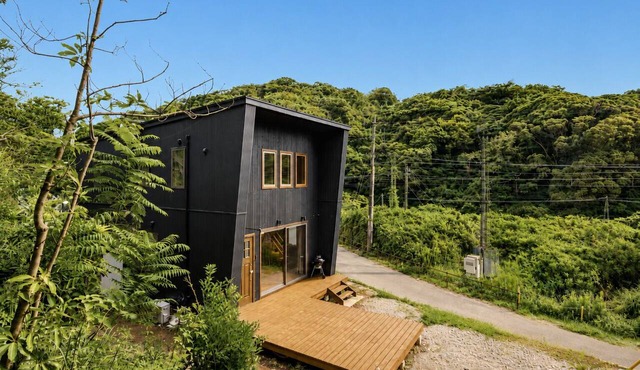Log Cabin with Ocean Views | Bonfire in a Private Satoyama Forest